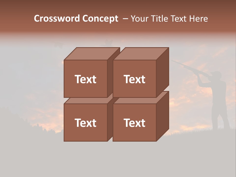 Sunset Wing Beak PowerPoint Template