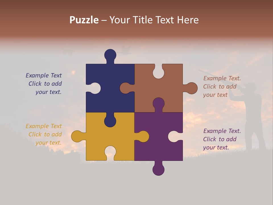 Sunset Wing Beak PowerPoint Template