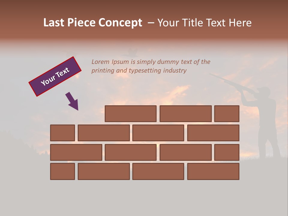 Sunset Wing Beak PowerPoint Template