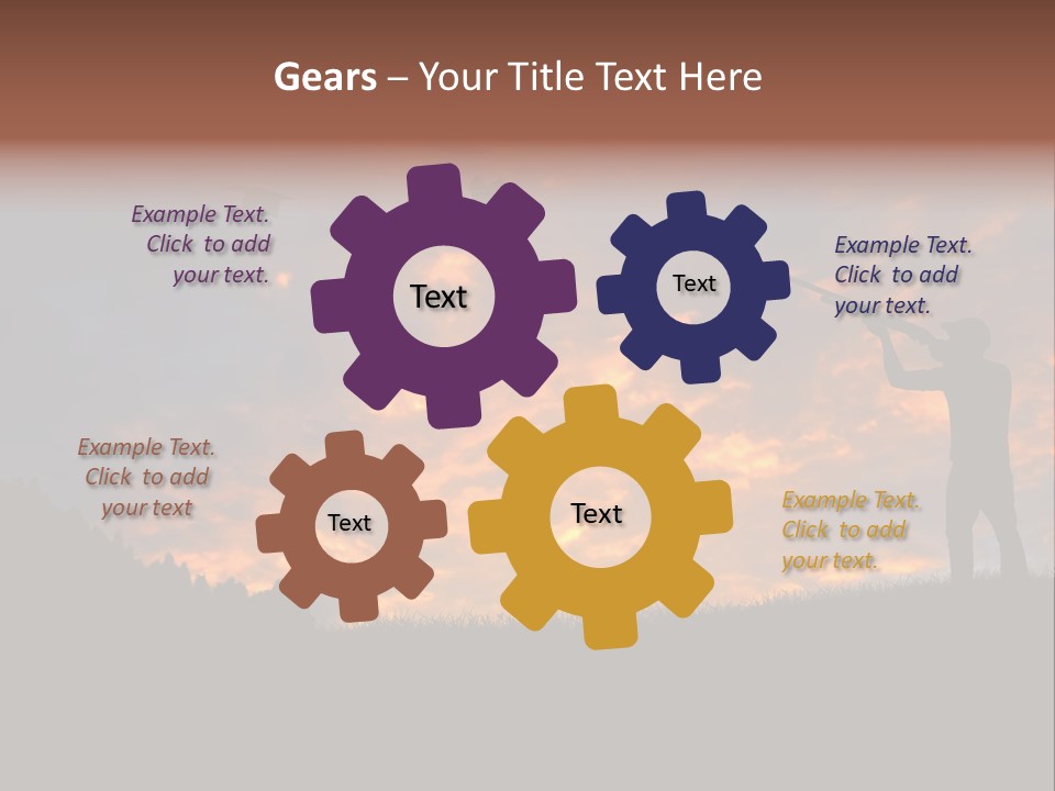Sunset Wing Beak PowerPoint Template