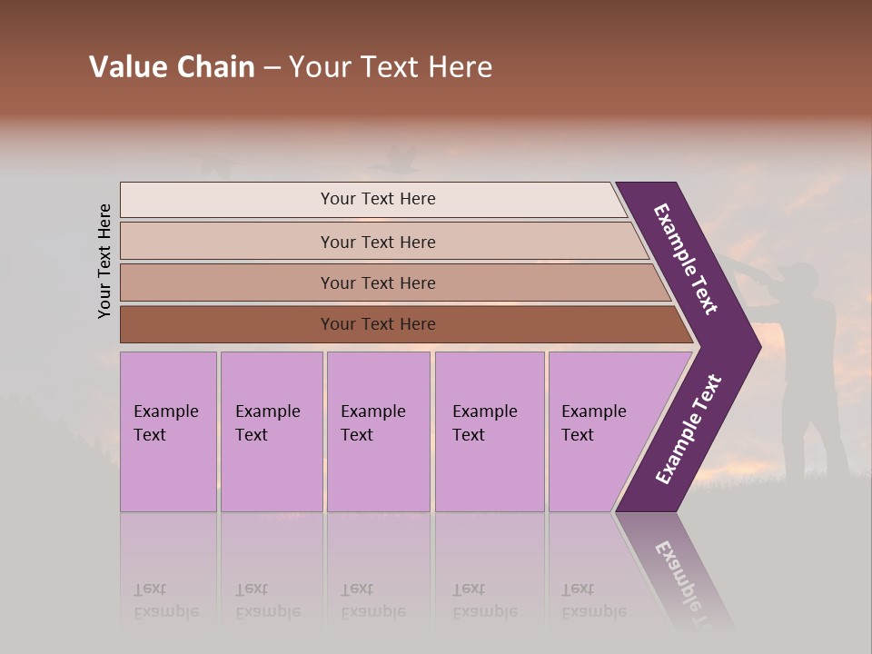 Sunset Wing Beak PowerPoint Template