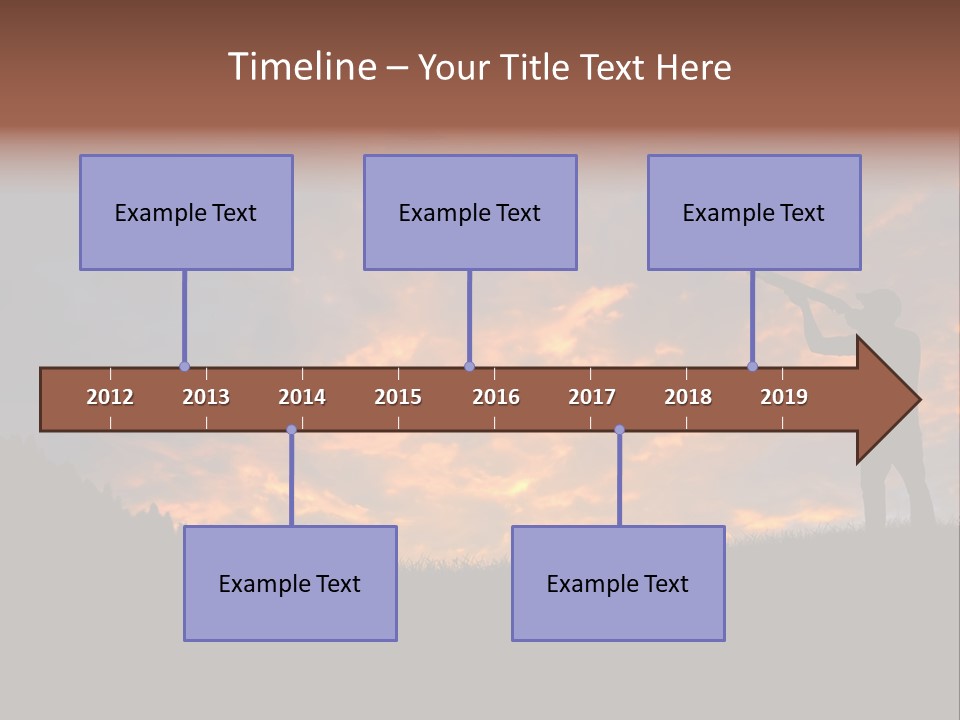 Sunset Wing Beak PowerPoint Template