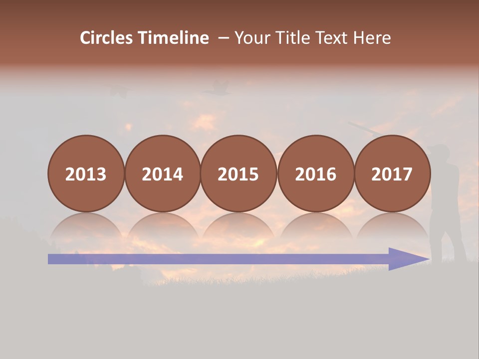 Sunset Wing Beak PowerPoint Template