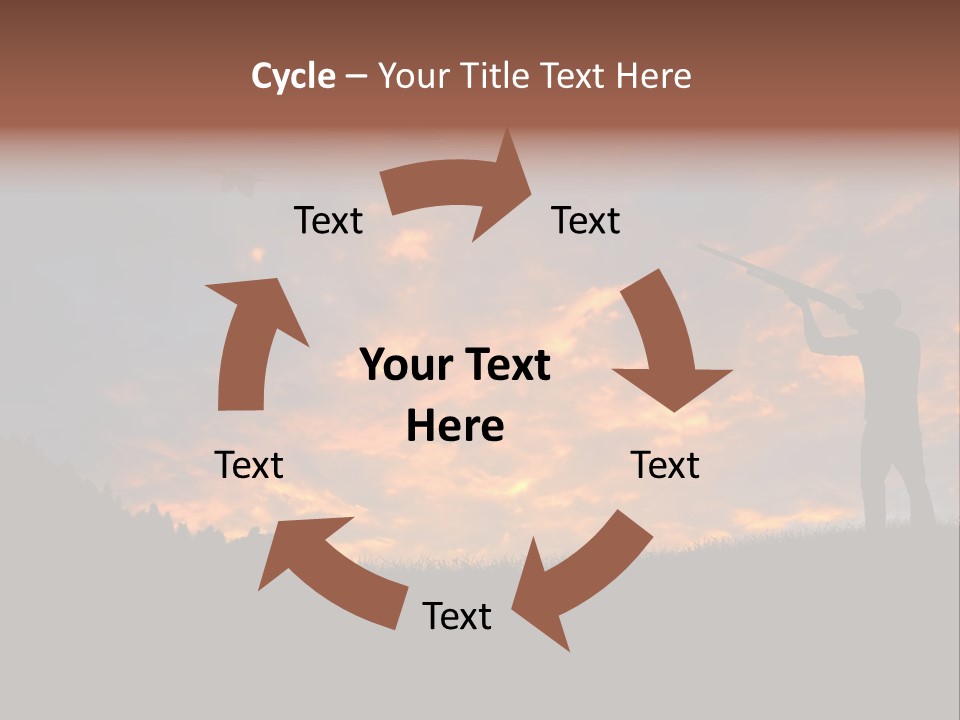Sunset Wing Beak PowerPoint Template