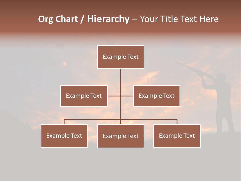 Sunset Wing Beak PowerPoint Template