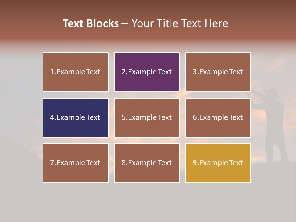 Sunset Wing Beak PowerPoint Template