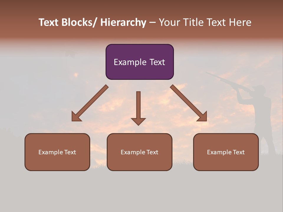 Sunset Wing Beak PowerPoint Template