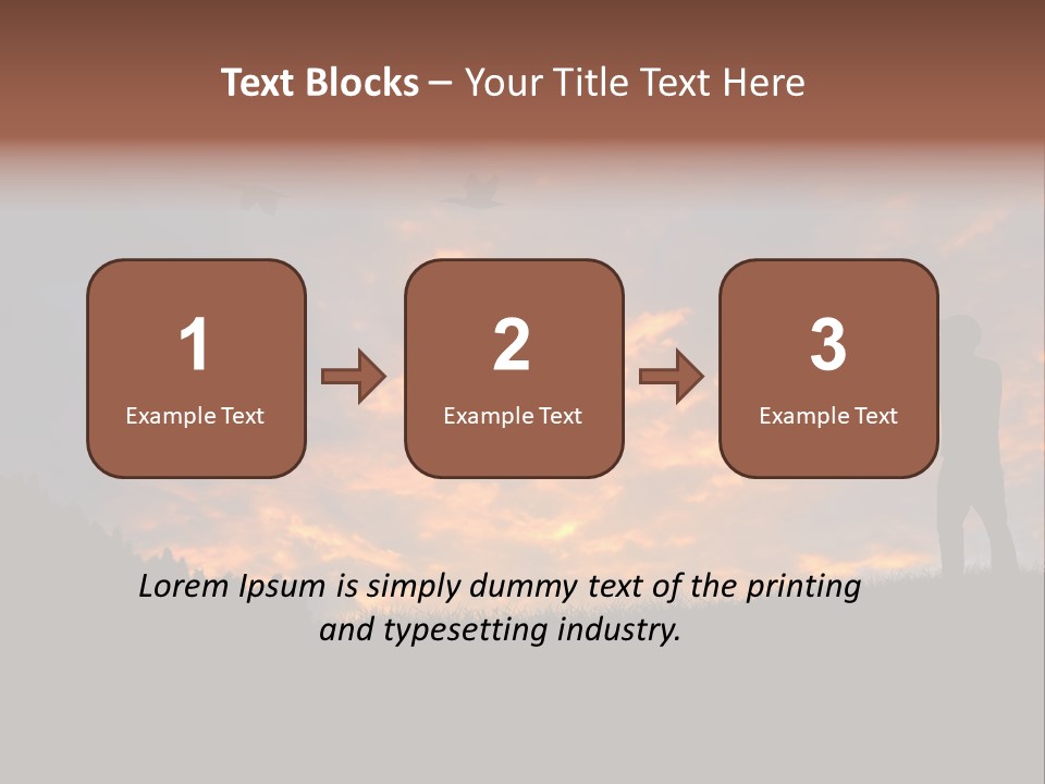 Sunset Wing Beak PowerPoint Template