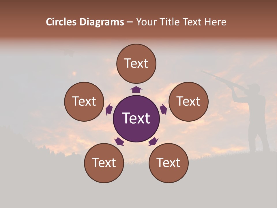 Sunset Wing Beak PowerPoint Template
