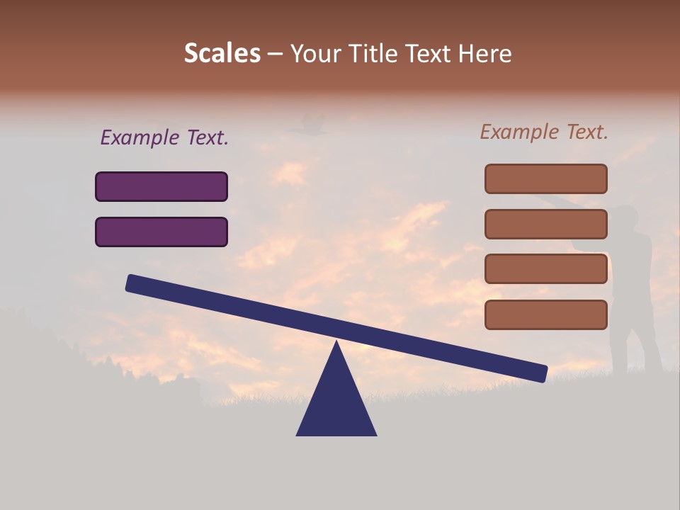 Sunset Wing Beak PowerPoint Template