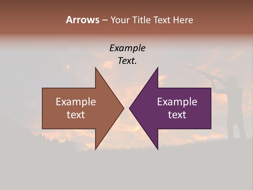 Sunset Wing Beak PowerPoint Template