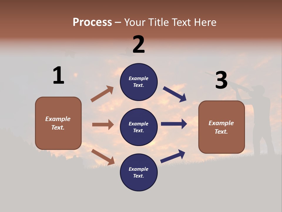Sunset Wing Beak PowerPoint Template