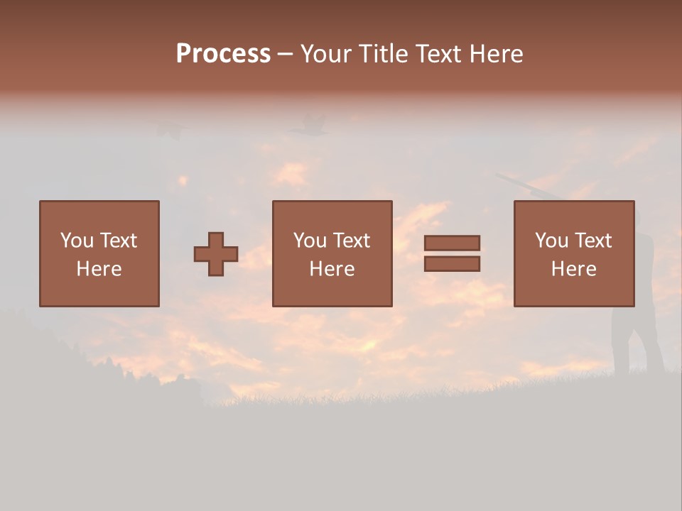 Sunset Wing Beak PowerPoint Template
