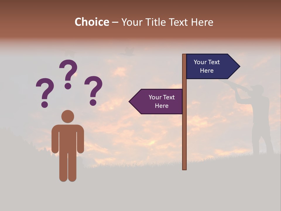 Sunset Wing Beak PowerPoint Template