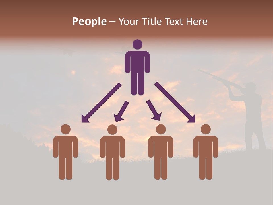 Sunset Wing Beak PowerPoint Template