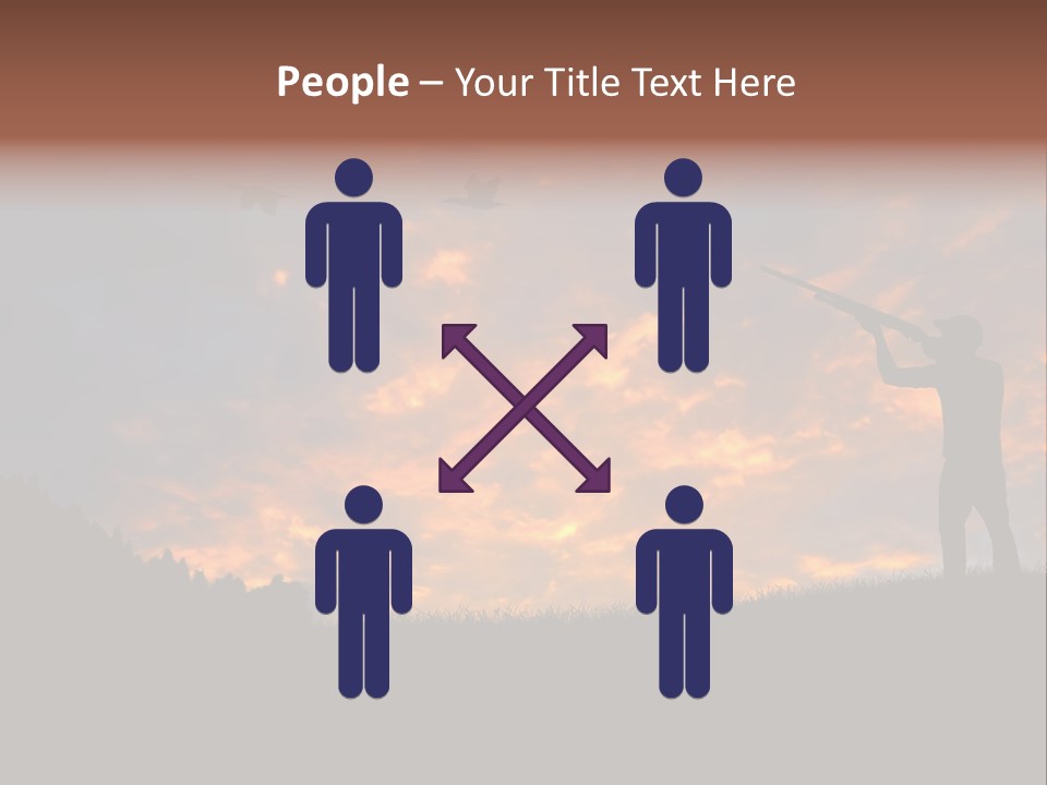 Sunset Wing Beak PowerPoint Template