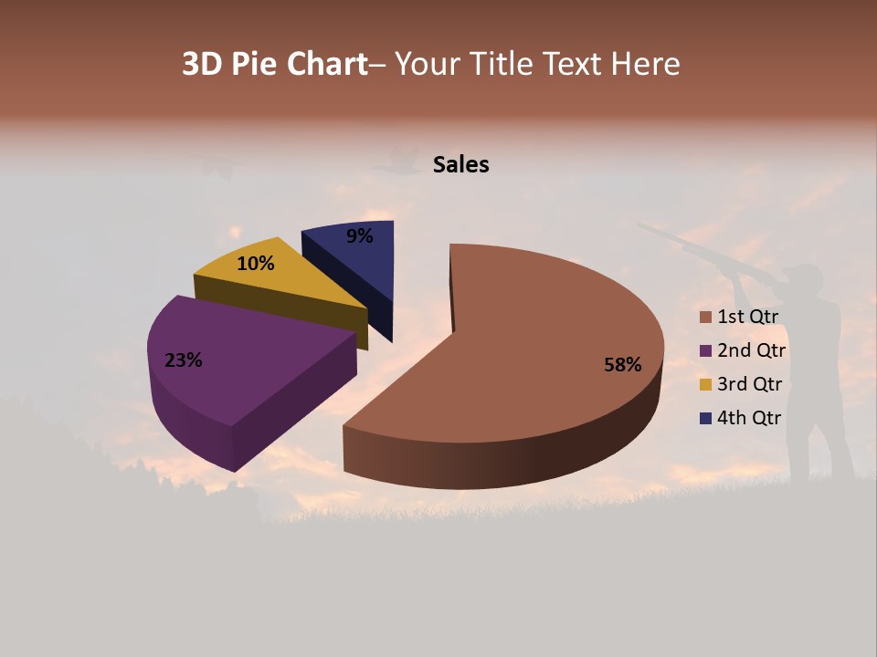 Sunset Wing Beak PowerPoint Template