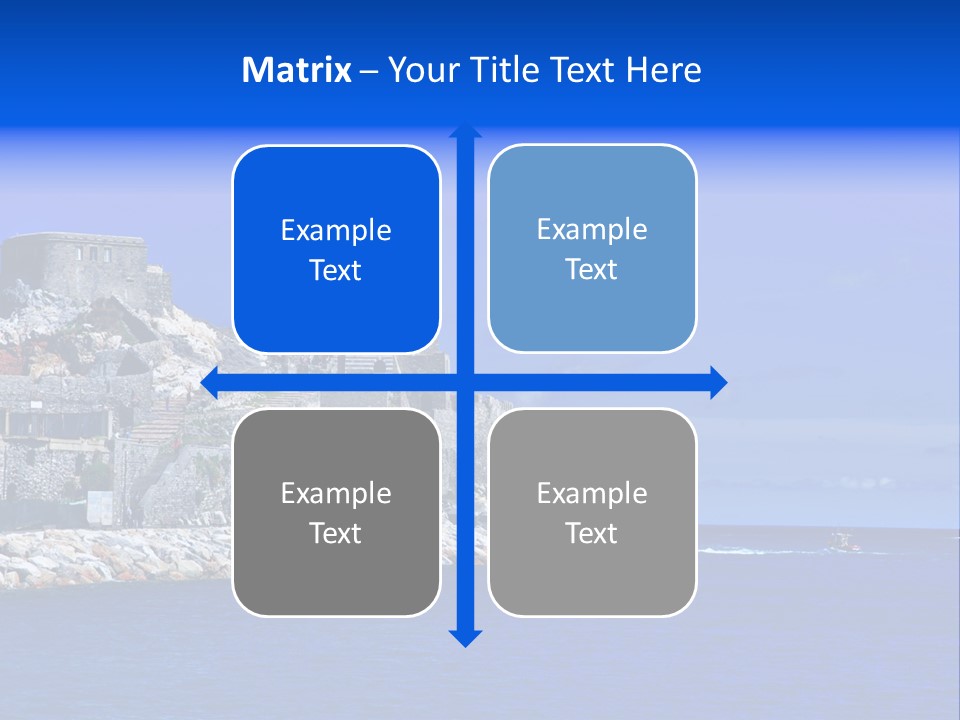 Travel Harbour Formation PowerPoint Template