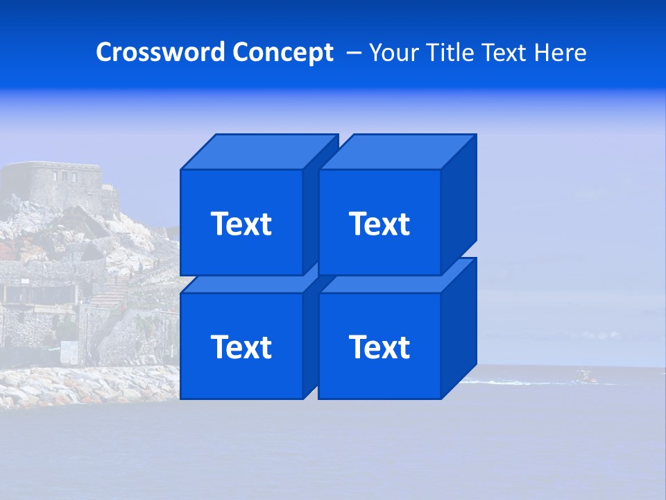 Travel Harbour Formation PowerPoint Template