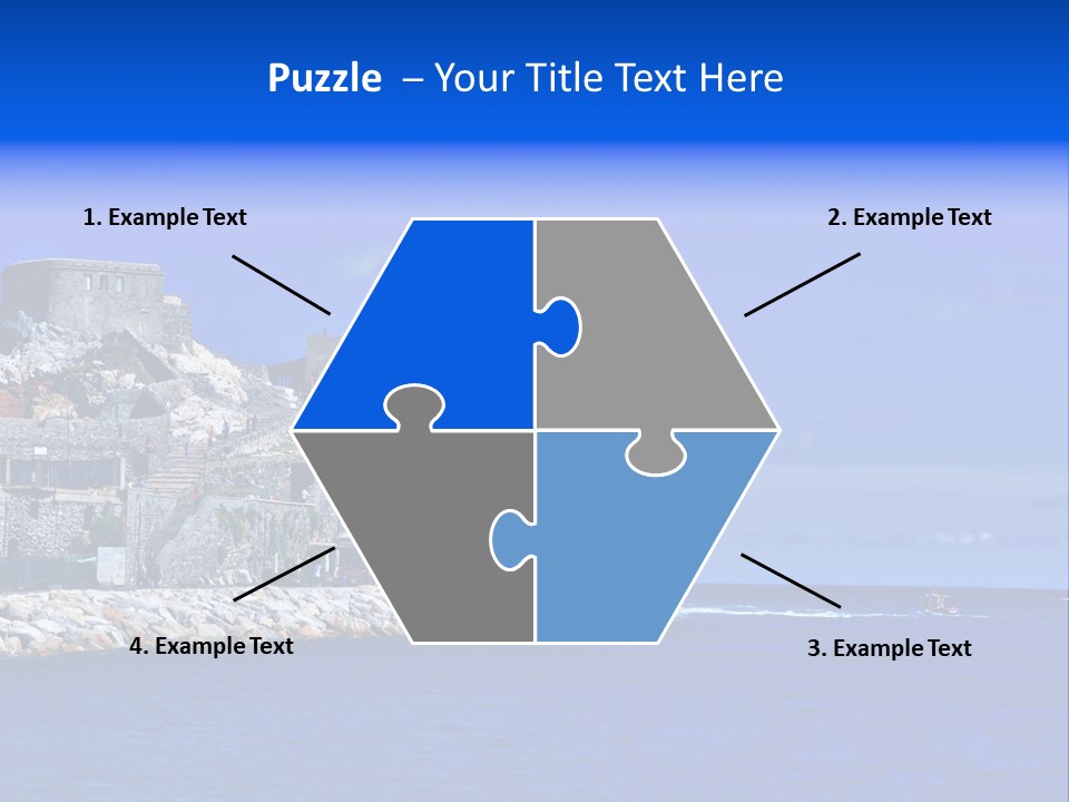 Travel Harbour Formation PowerPoint Template
