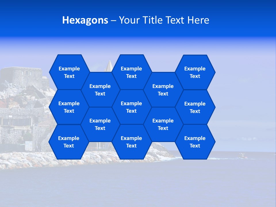 Travel Harbour Formation PowerPoint Template