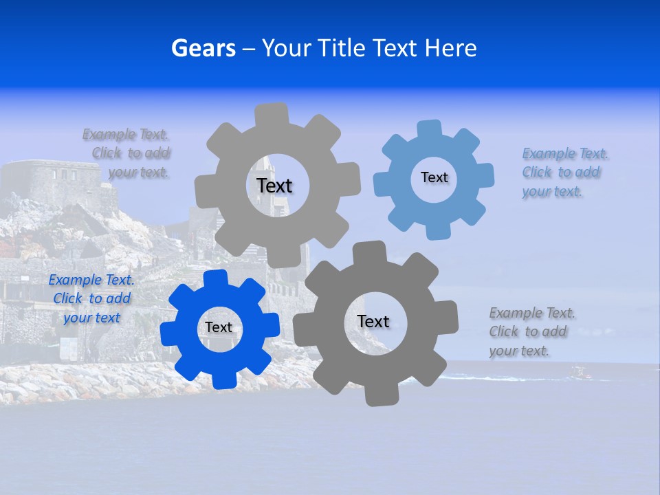 Travel Harbour Formation PowerPoint Template