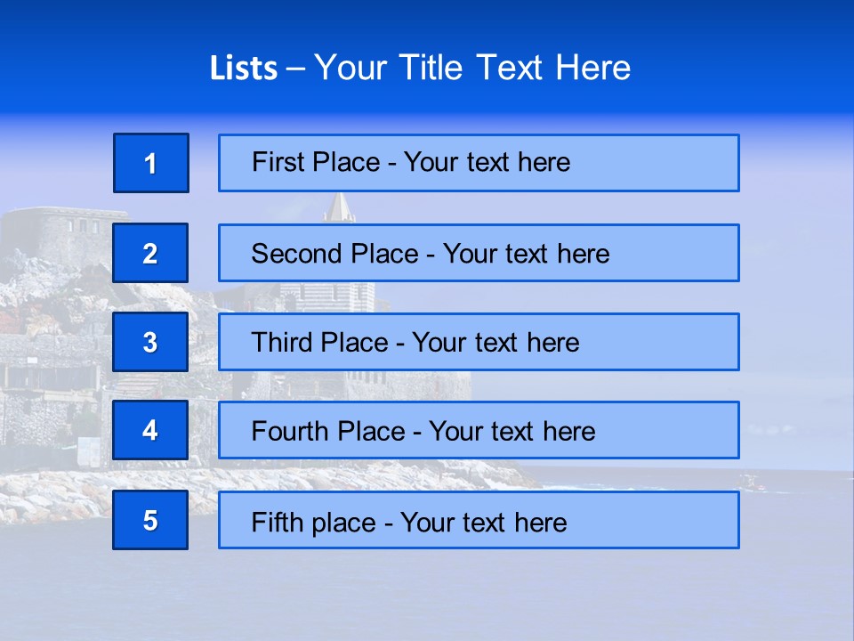 Travel Harbour Formation PowerPoint Template