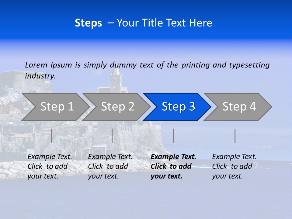 Travel Harbour Formation PowerPoint Template