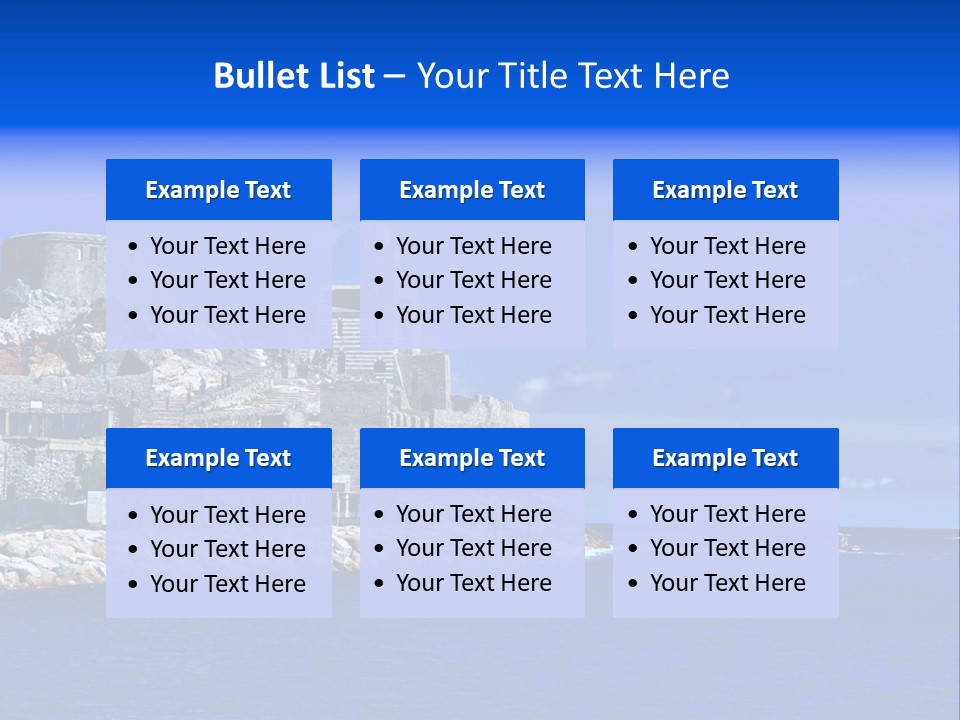 Travel Harbour Formation PowerPoint Template