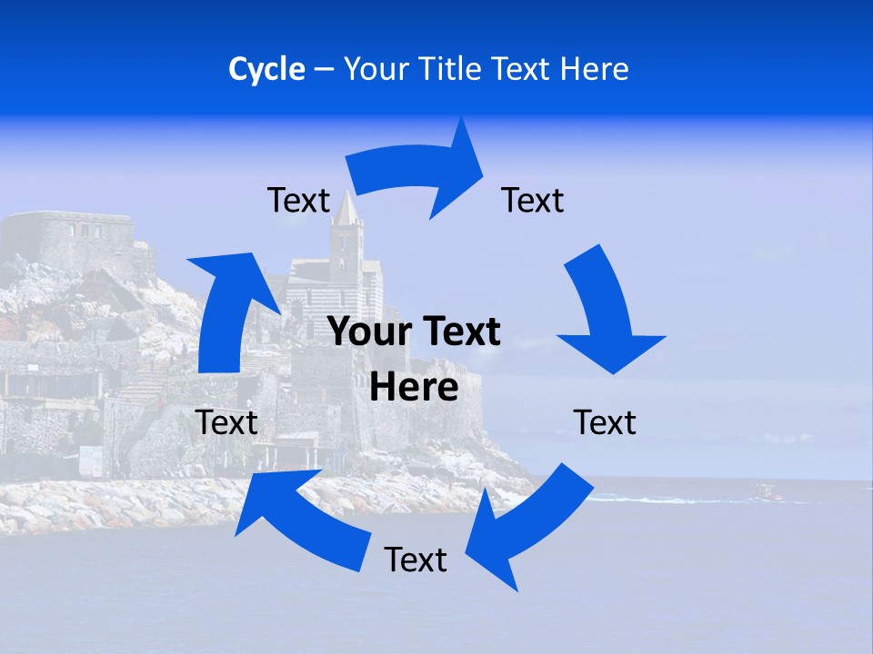 Travel Harbour Formation PowerPoint Template