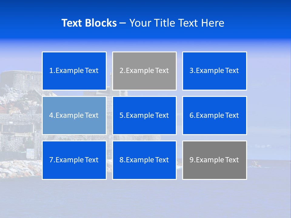 Travel Harbour Formation PowerPoint Template