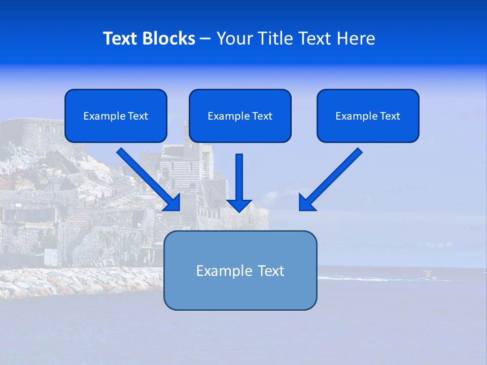Travel Harbour Formation PowerPoint Template