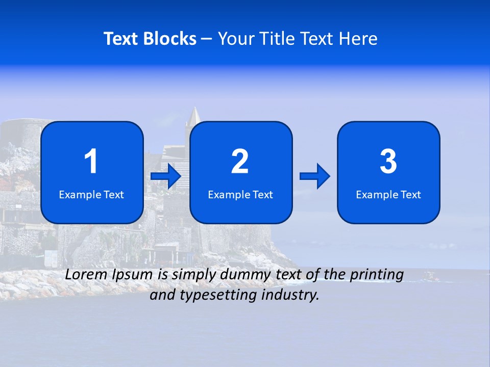 Travel Harbour Formation PowerPoint Template