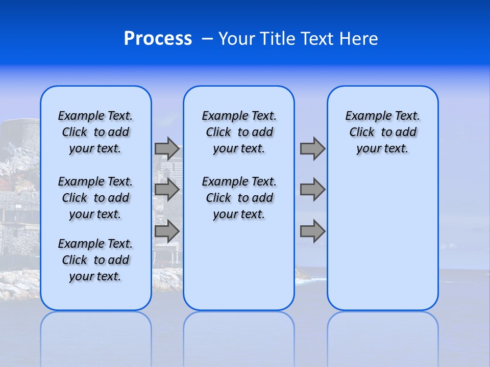 Travel Harbour Formation PowerPoint Template