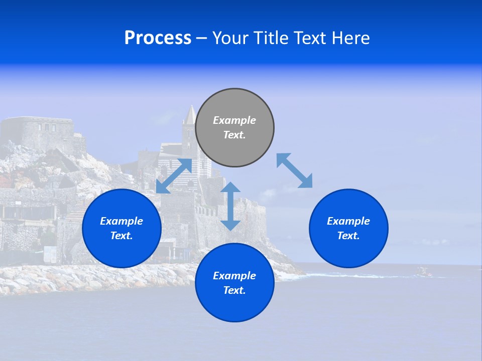 Travel Harbour Formation PowerPoint Template