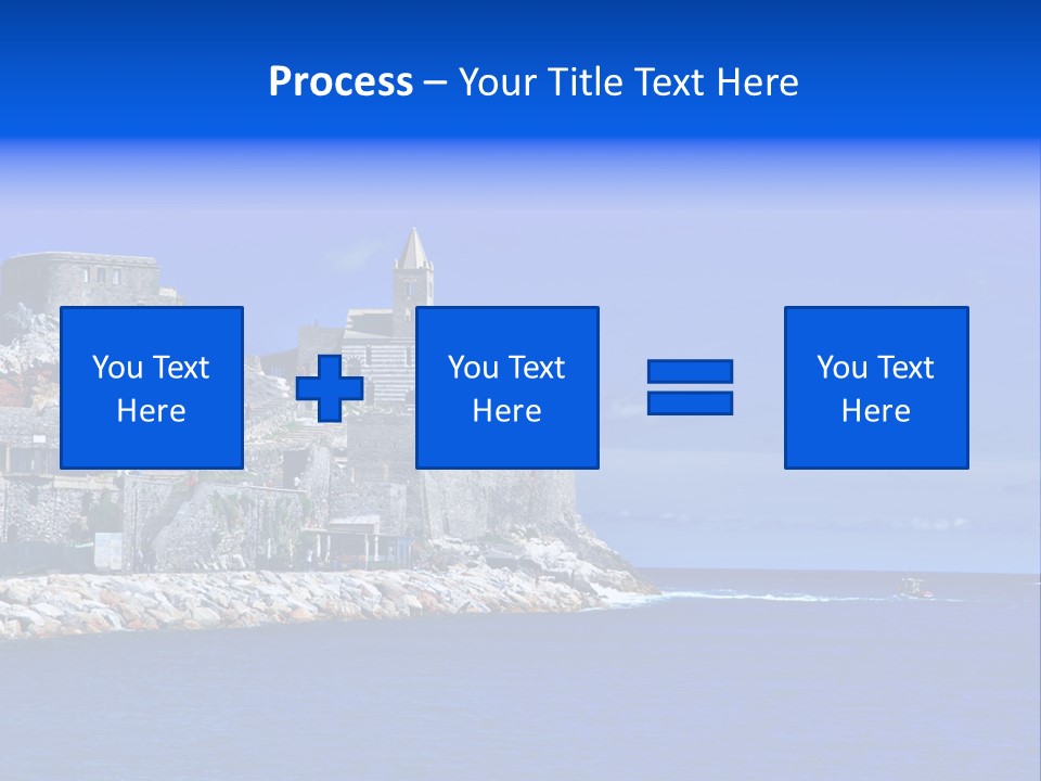 Travel Harbour Formation PowerPoint Template
