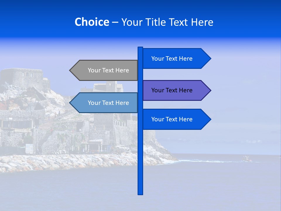 Travel Harbour Formation PowerPoint Template