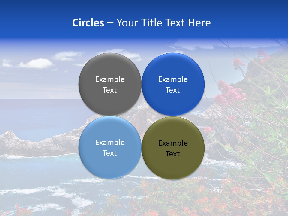 Tourism Panorama House PowerPoint Template