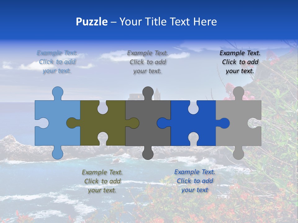 Tourism Panorama House PowerPoint Template