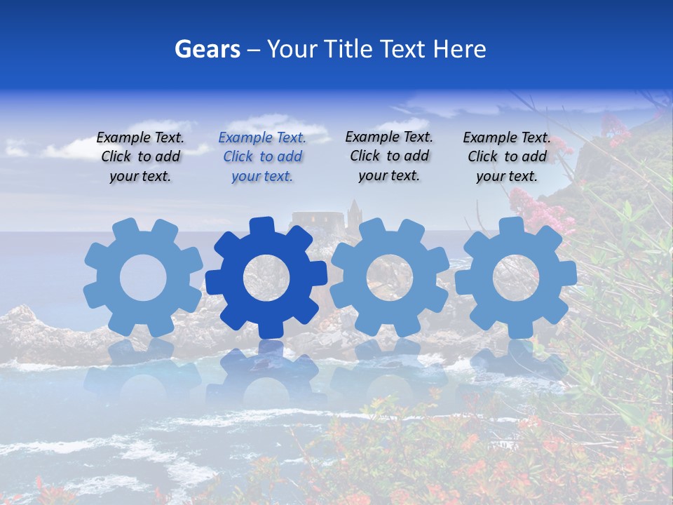 Tourism Panorama House PowerPoint Template