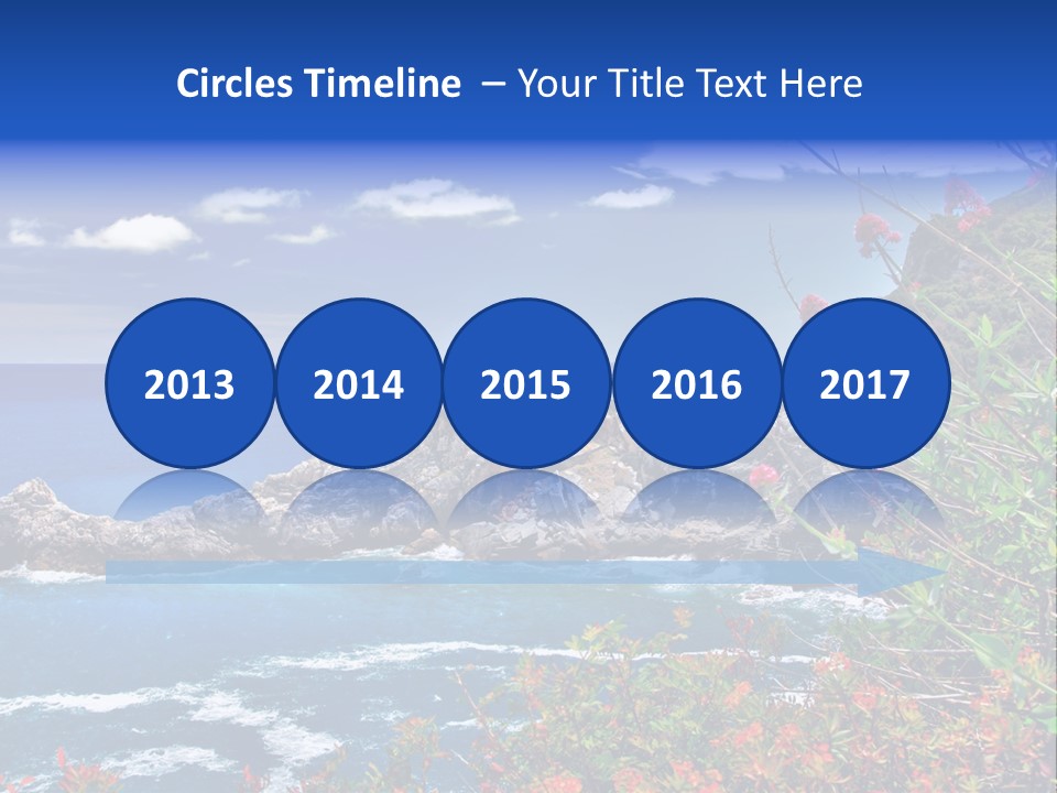 Tourism Panorama House PowerPoint Template