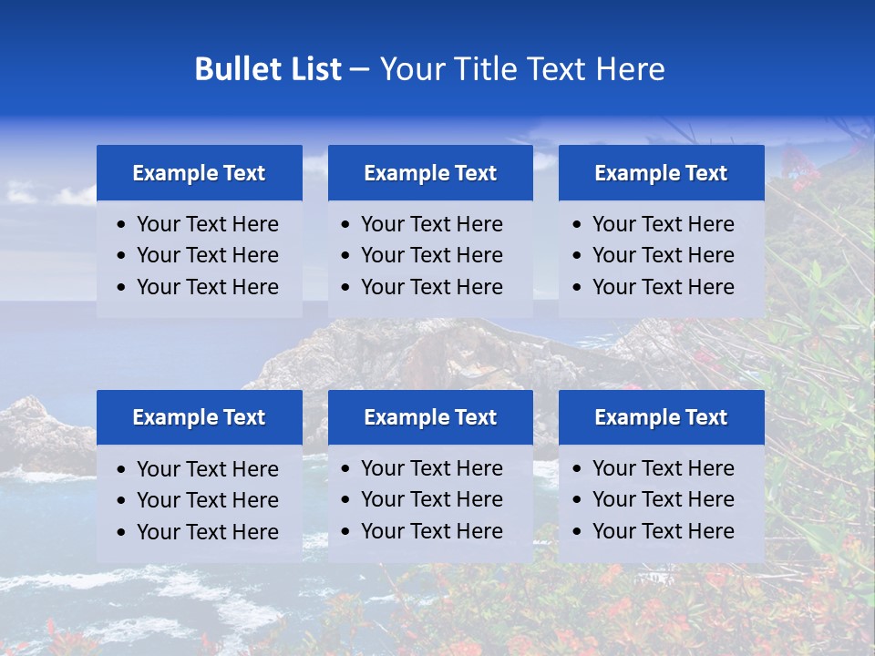 Tourism Panorama House PowerPoint Template