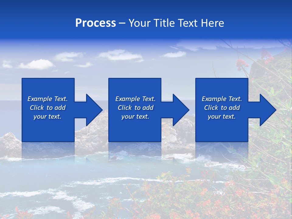 Tourism Panorama House PowerPoint Template