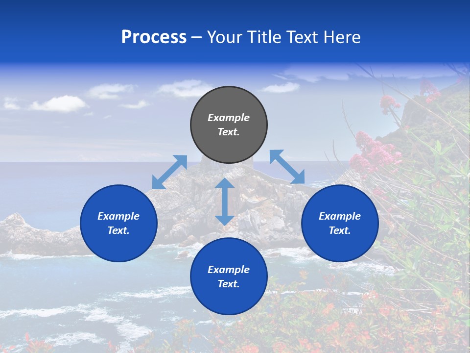 Tourism Panorama House PowerPoint Template