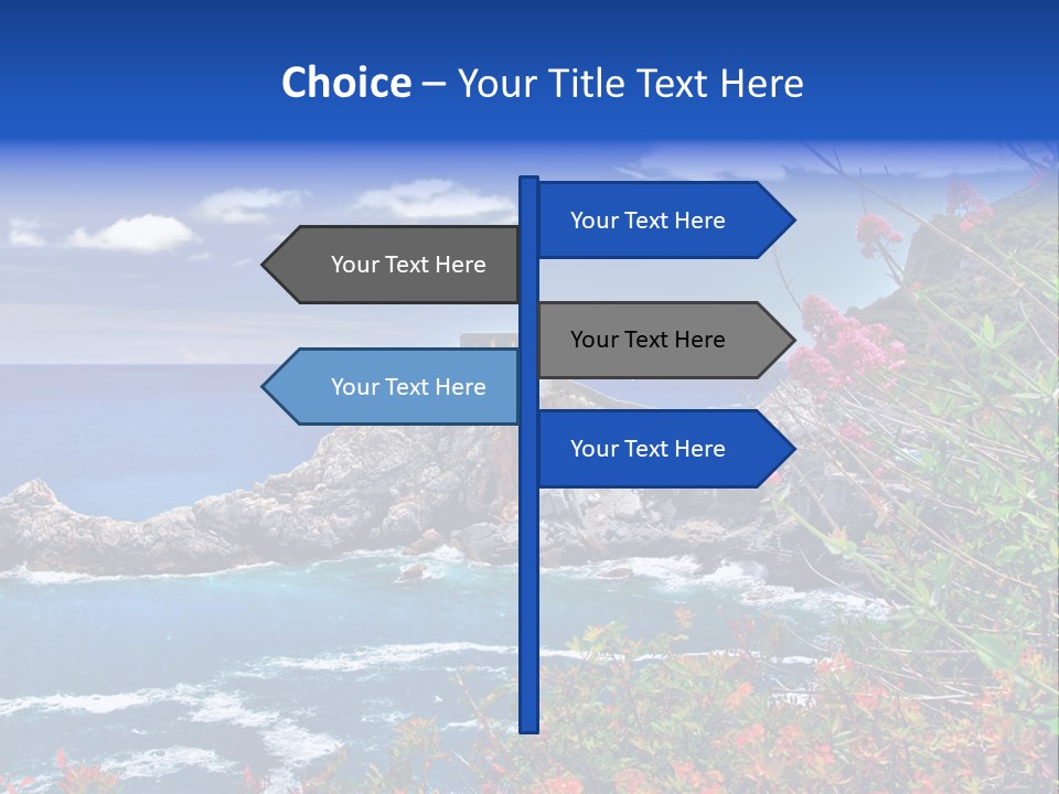 Tourism Panorama House PowerPoint Template