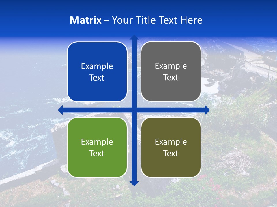 Coast Scenic Bay PowerPoint Template