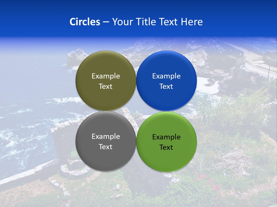 Coast Scenic Bay PowerPoint Template