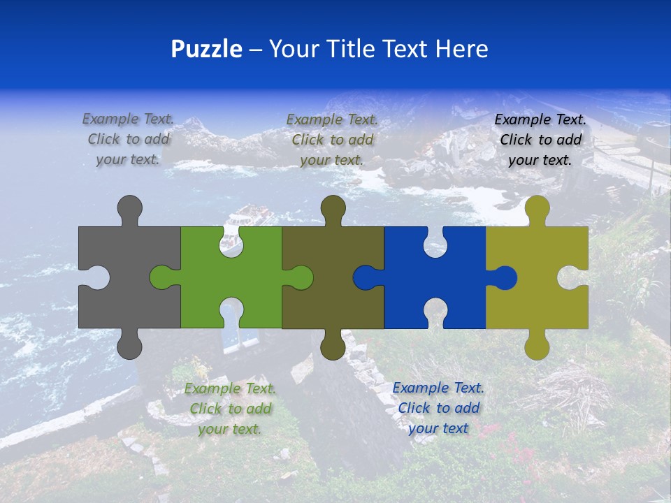 Coast Scenic Bay PowerPoint Template