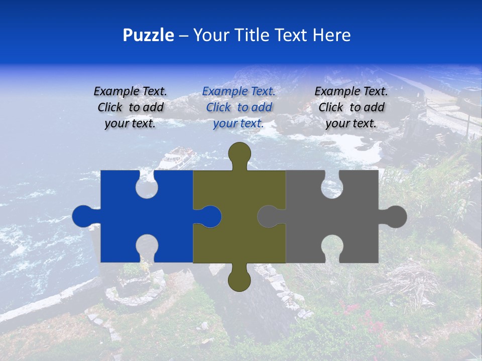 Coast Scenic Bay PowerPoint Template