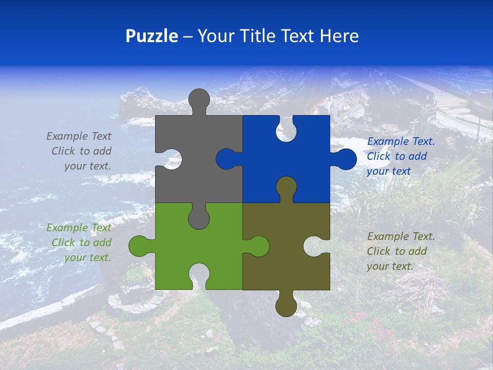 Coast Scenic Bay PowerPoint Template